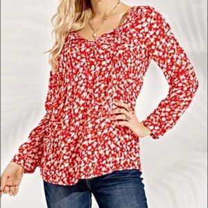 Suzanne Betro Floral Blouse